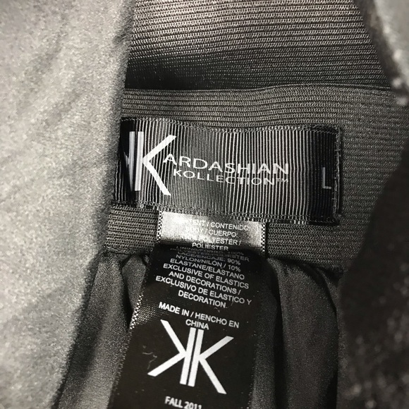 Kardashian Kollection Black Lace Trim Mini Skirt - Picture 8 of 8